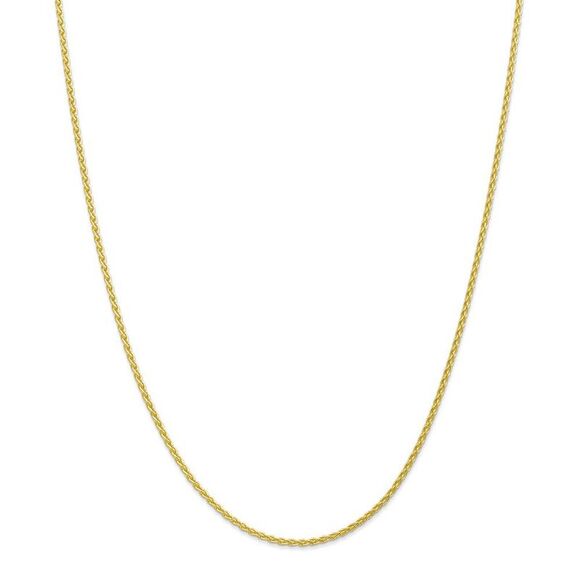 1.75mm 10k Yellow Gold Parisian Wheat Chain Necklace, 20 Inch - Picture 3 of 8